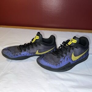 Size 7y - Nike Mamba Rage Court Purple Kobe Bryant Lakers